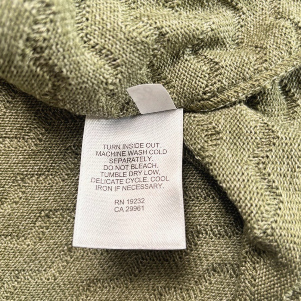 Alfred Dunner Sage Green Textured Knit Sweater Top Sz XL Classic Layering Piece - Picture 4 of 7